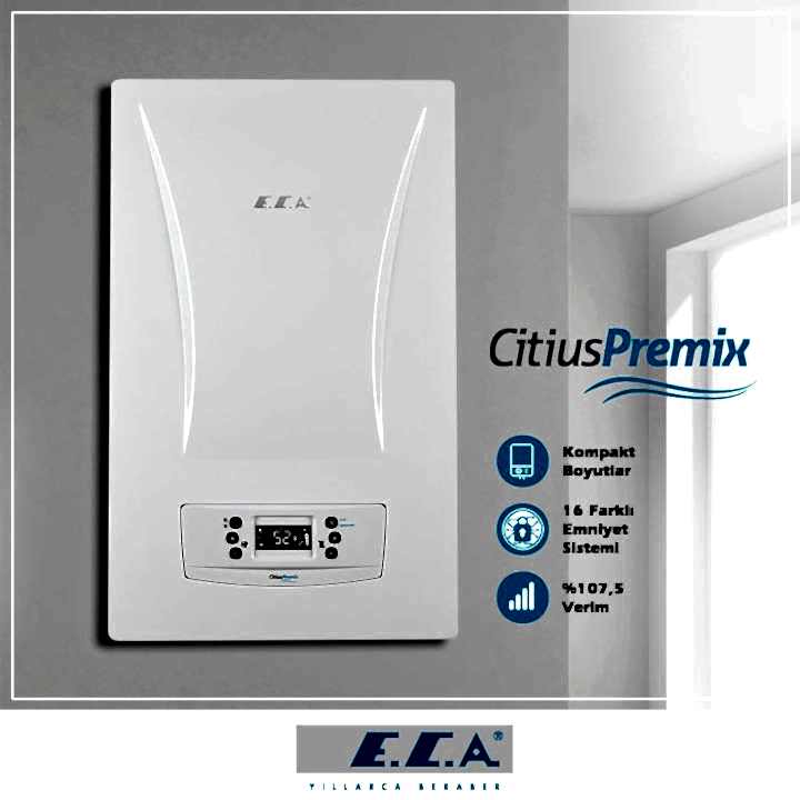 ECA CİTİUS Premix 24 KW Yoğuşmalı Kombi